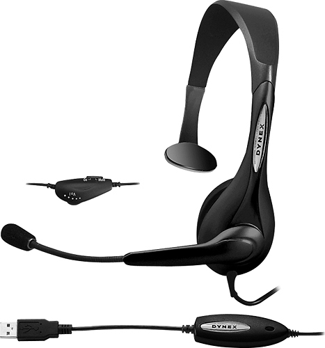 dynex usb headset with microphone